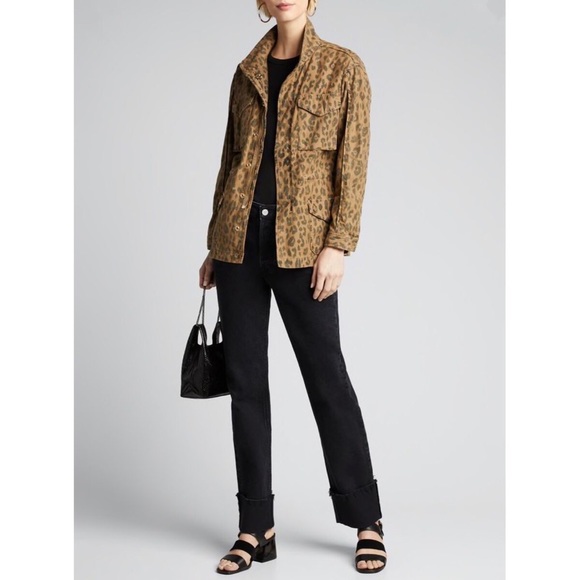 Frame Cheetah Cargo Print Service Jacket Size XS